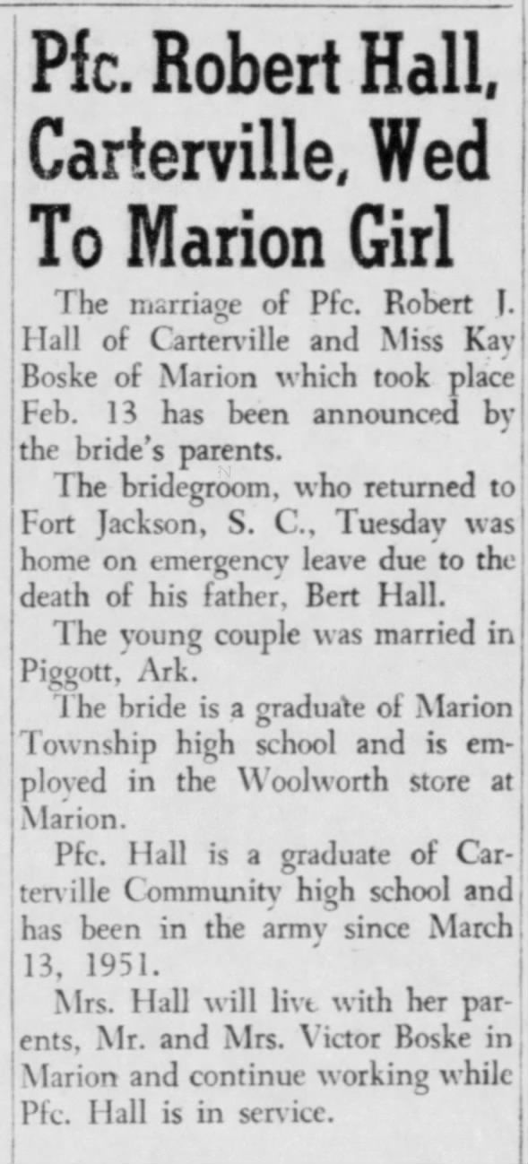 Clipping from Southern Illinoisan